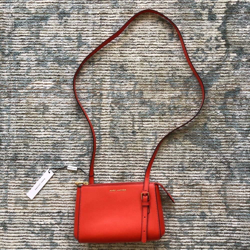 Cherry red Marc Jacobs crossbody purse
